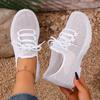 Zapatillas Deportivas de Malla Transpirable con Suela Gruesa para Mujer