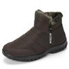 Waterproof Cotton Shoes, Men's High Top Boots, Cold Resistant, Warm Boots, Plush and Thickened, Men's Boots