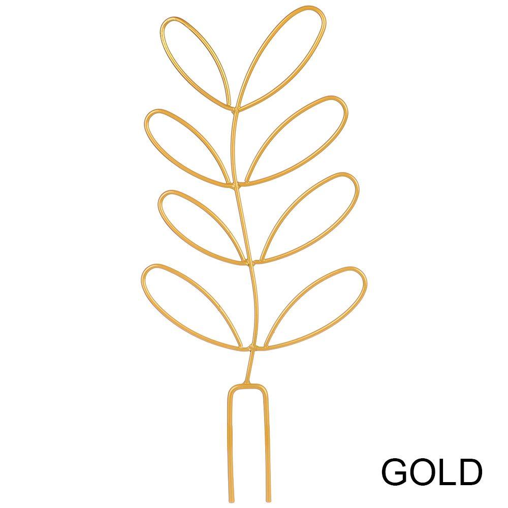 

Рамка Горшечный Декоративный Растение Треллис Садовая Композиция Форма Листа Кронштейн Вьющаяся Лоза Поддержка золотой