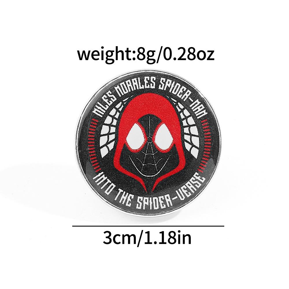 89 Spider-Man Alloy Brooch Marvel Superhero Spider-Man Metal Badge Backpack Jacket Personalized Decoration