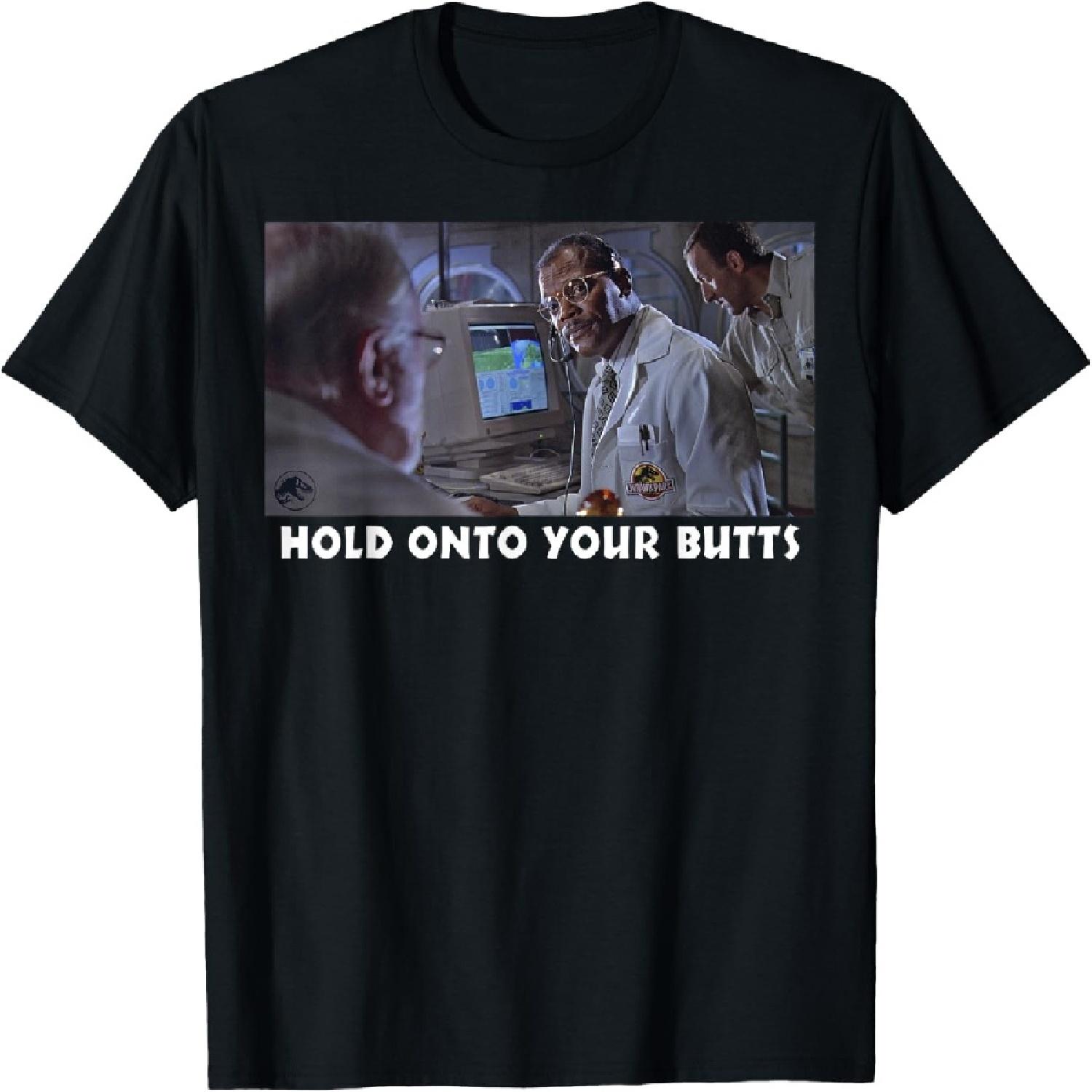 Jurassic Park Hold On To Your Butts T-Shirt XXXXXL разноцветный