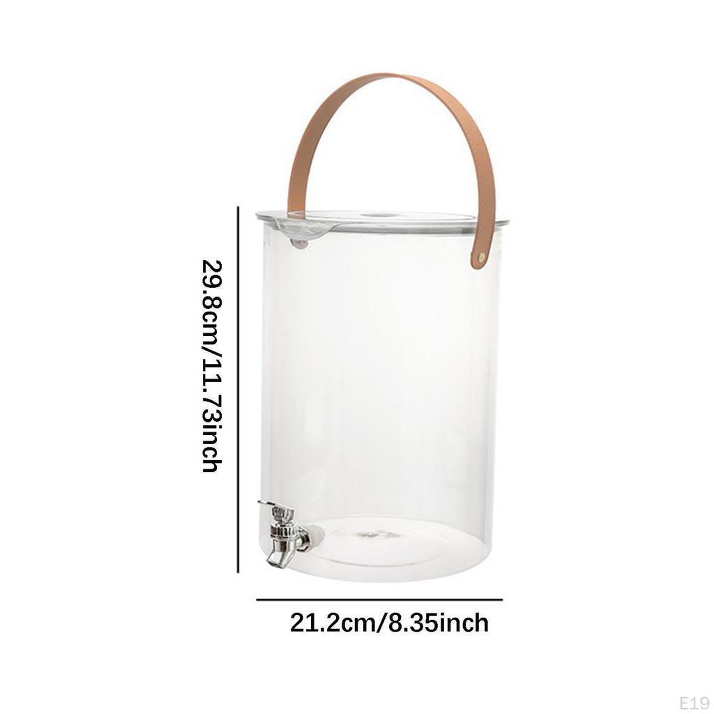 Beverage Dispenser, Barrel with Handle And Closure, Functional Leak, Made of PP, for