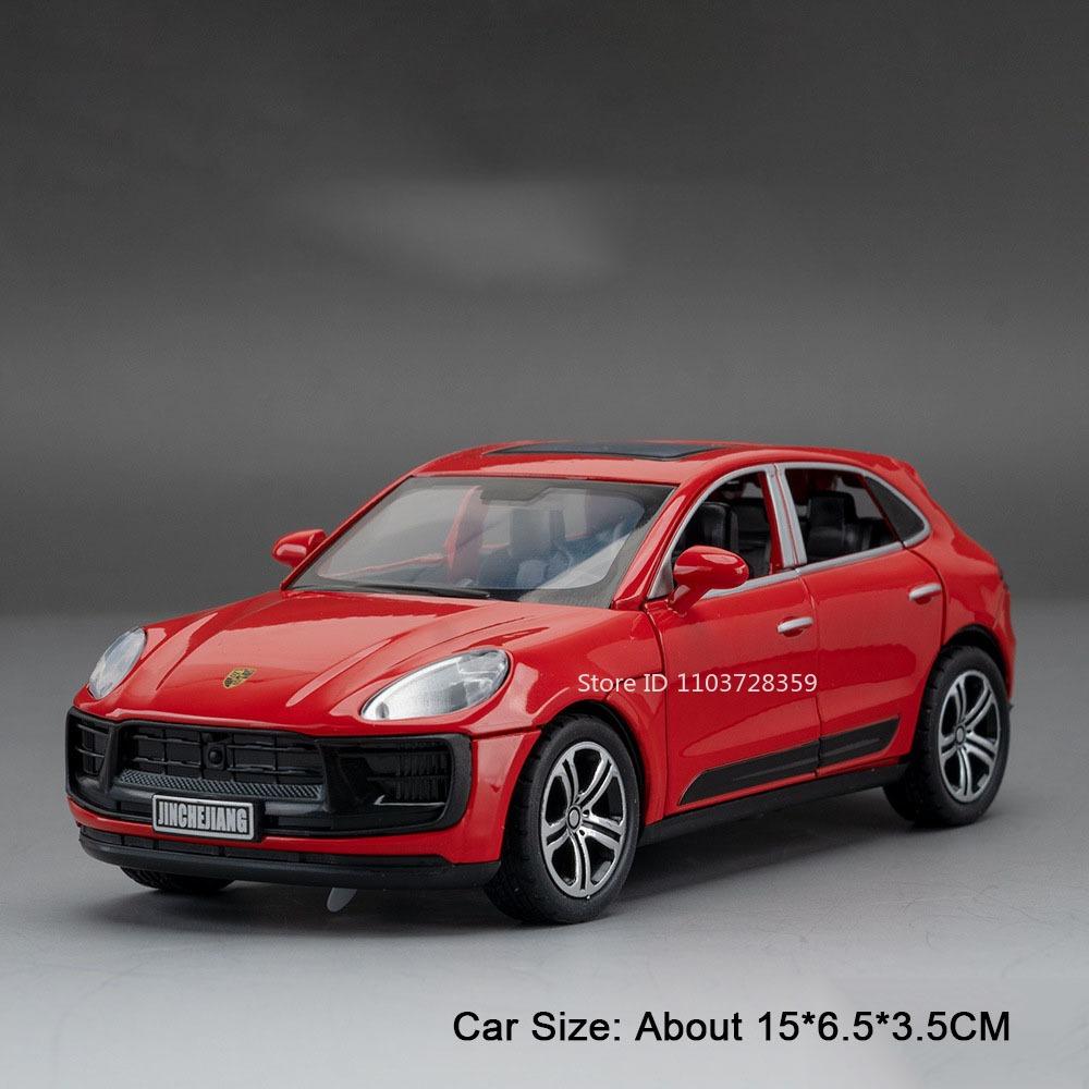 1:32 Macan Taycan Auto Speelgoedmodellen Legering Diecast Geluid Licht Deur Geopend Terugtrekken Verfijnd Interieur Modelvoertuig Voor Kind Volwassenen