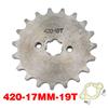 420# 17mm 10 11 12 13 14 15 16 17 18 19 20 T Front Engine Sprocket For Honda Lifan ZongShen YCF ATV Quad Dirt Pit bike Buggy
