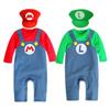 Super Mario Cartoon Cotton Onesie For Babies Cosplay Outfit For Boys And Girls