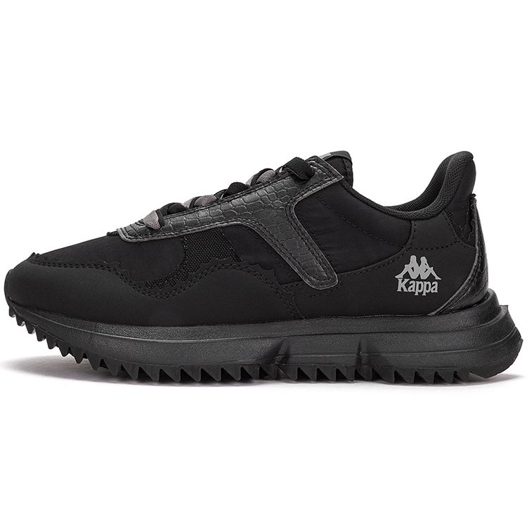 Kappa Spliced Casual Retro Non-Slip Wear-Resistant Low-Top Running Shoes Unisex sneakers Black K0DW5MM01-990