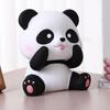 Unbreakable Sitting Panda Saving Box Cartoon Animals Ornaments Simple Panda Piggy Bank  Children's