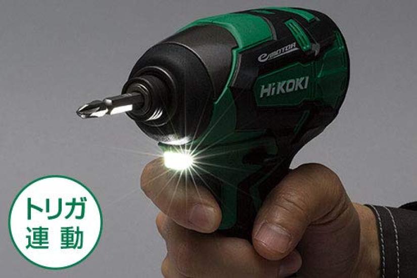 HIKOKI 18V Akumulátorový rázový utahovák 172Nm Agresivní Obsahuje a Šroubovák, Točivý moment, Zelený, Baterie, Nabíječka, Kufr, WH18DB(2JC)