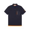 Men S Collar Neck ShorT Sleeve T ShirT Of9003ga Navy