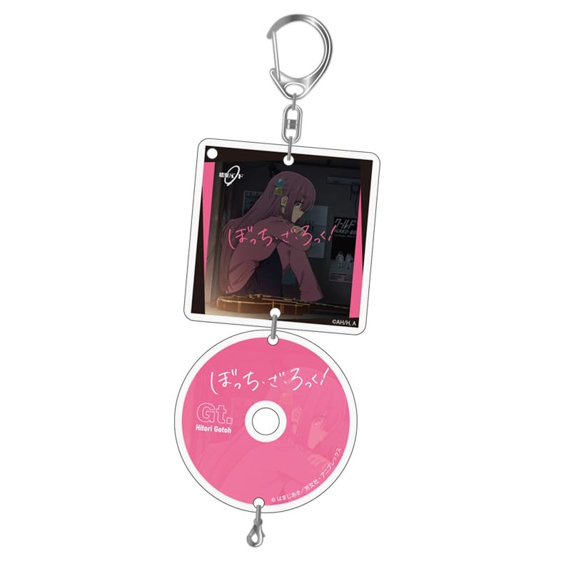 Bocchi the CD Jacket Style Acrylic Keychain Goto Hitori Rock!