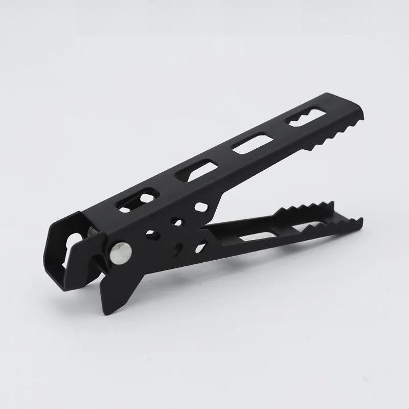 

На открытом воздухе Кемпинг Противоожоговый зажим для сковороды Походы Кулинария Пикник Походы Кухня Миска Сковорода Противоожоговый зажим Кухонные принадлежности чёрный