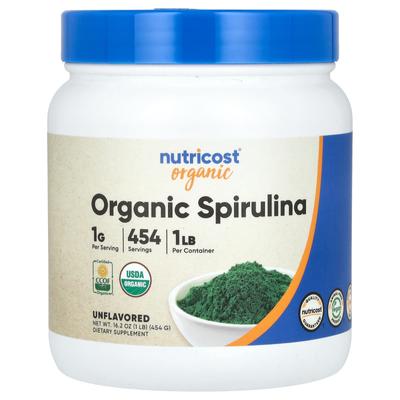 Organic Spirulina, Unflavored, 454G(16.2Oz)