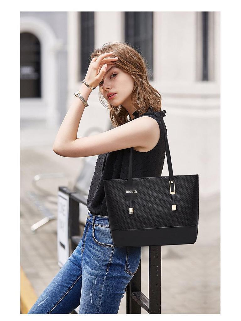 2024 European & American Multifunctional Tote: Mother-Child Large, Medium, & Small Capacity Handbag