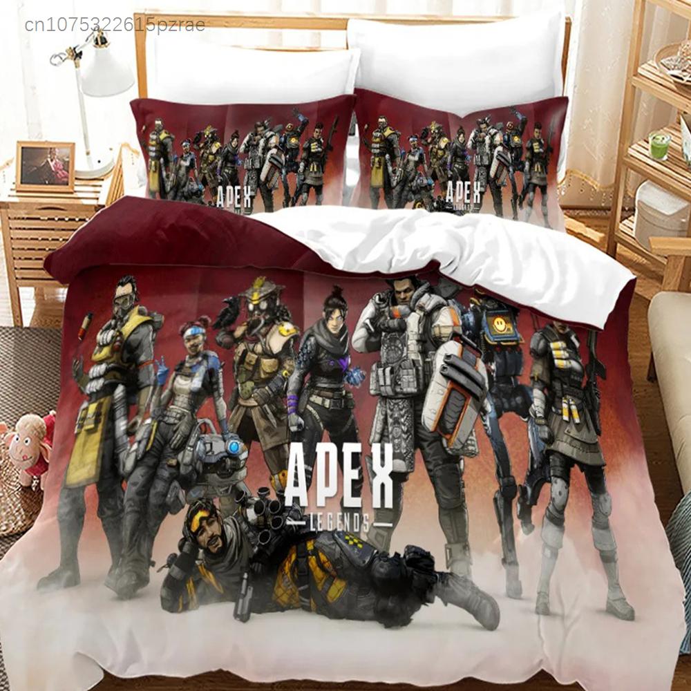 APEX Legends Bedding Set For Bedroom Soft Modern Bedspreads Comefortable Kids Duvet Cover Quilt Cover And Pillowcase