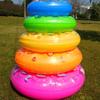 50-90cm Swimming Ring Thickened Double Layer Inflatable Fluorescent Pool Float Summer Swimming Toy