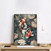 Koi Fish That Always Brings Good Luck Poster HD Art Sticky Wall Waterproof Home Living Room Bedroom Bar Aesthetic Decoration