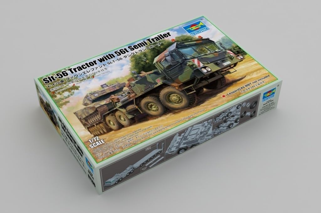 Trumpeter German Army Faun Elephant Tank Transporter Plastic Model 07196 1/72 SLT-56