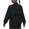 Jordan Giacca Casual Monocolore con Collo Alto e Zip da Donna Nera FN5144-010