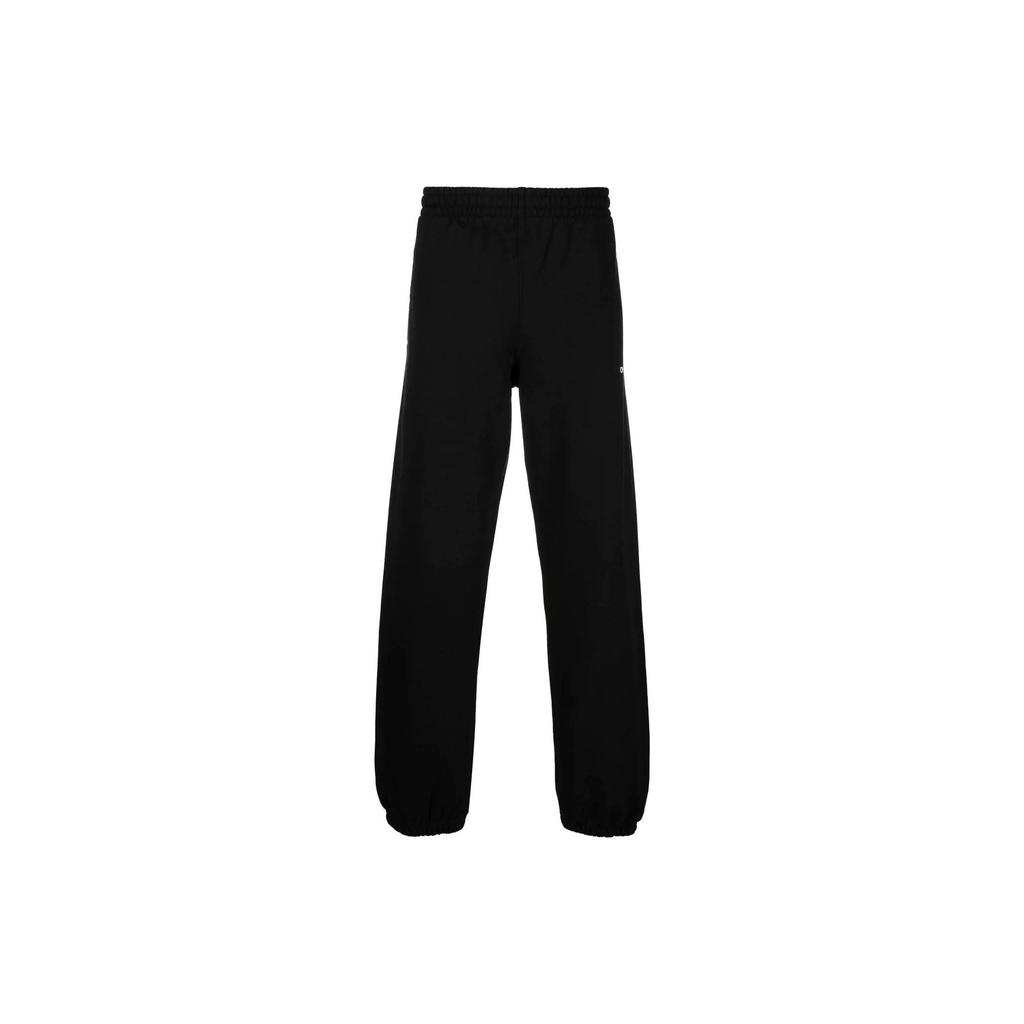 Off-White Chain Arrow Slim Sweatpants Black/White Men Bottoms OMCH029F22FLE0071001