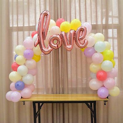Kit de Estrutura de Arco de Balão Ajustável - Coluna de Suporte de Guirlanda de Plástico para Decoração de Aniversário, Casamento, Chá de Bebê