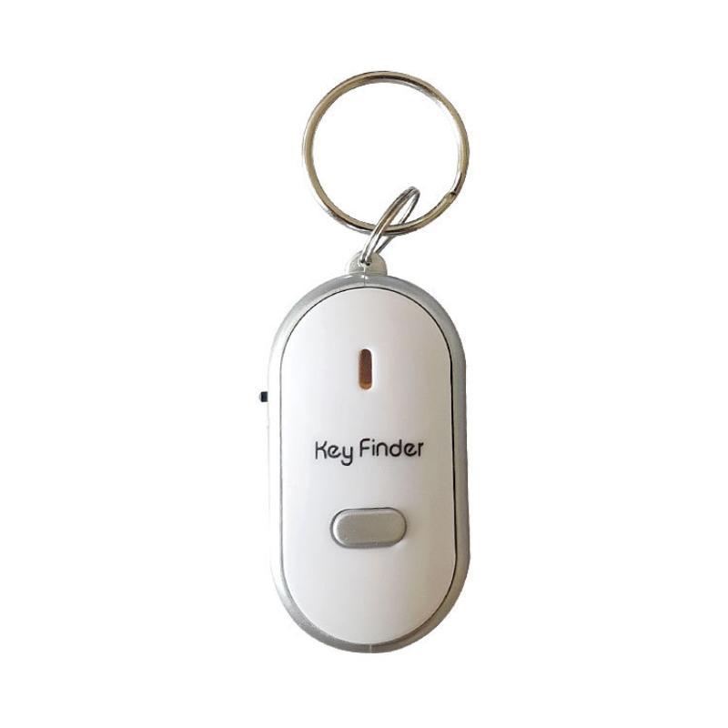 1Pcs Anti-Lost Key Finder Sound Control Flashing Beeping Alarm Keychain Locator for Seniors Home Travel Use