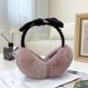 Women's Cute Warm Windproof Plush Earmuffs: Solid Color Ear Warmers for Autumn and Winter, Ideal for Cycling and Versatile Use