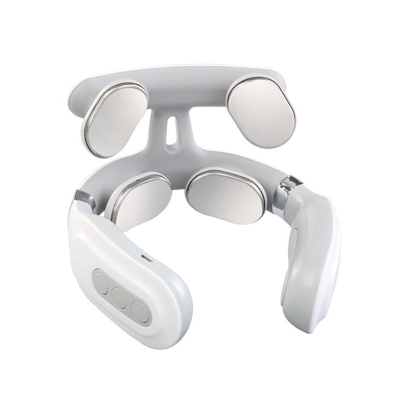 Multifunctional 4-Head Neck and Cervical Spine Heating Massage Instrument