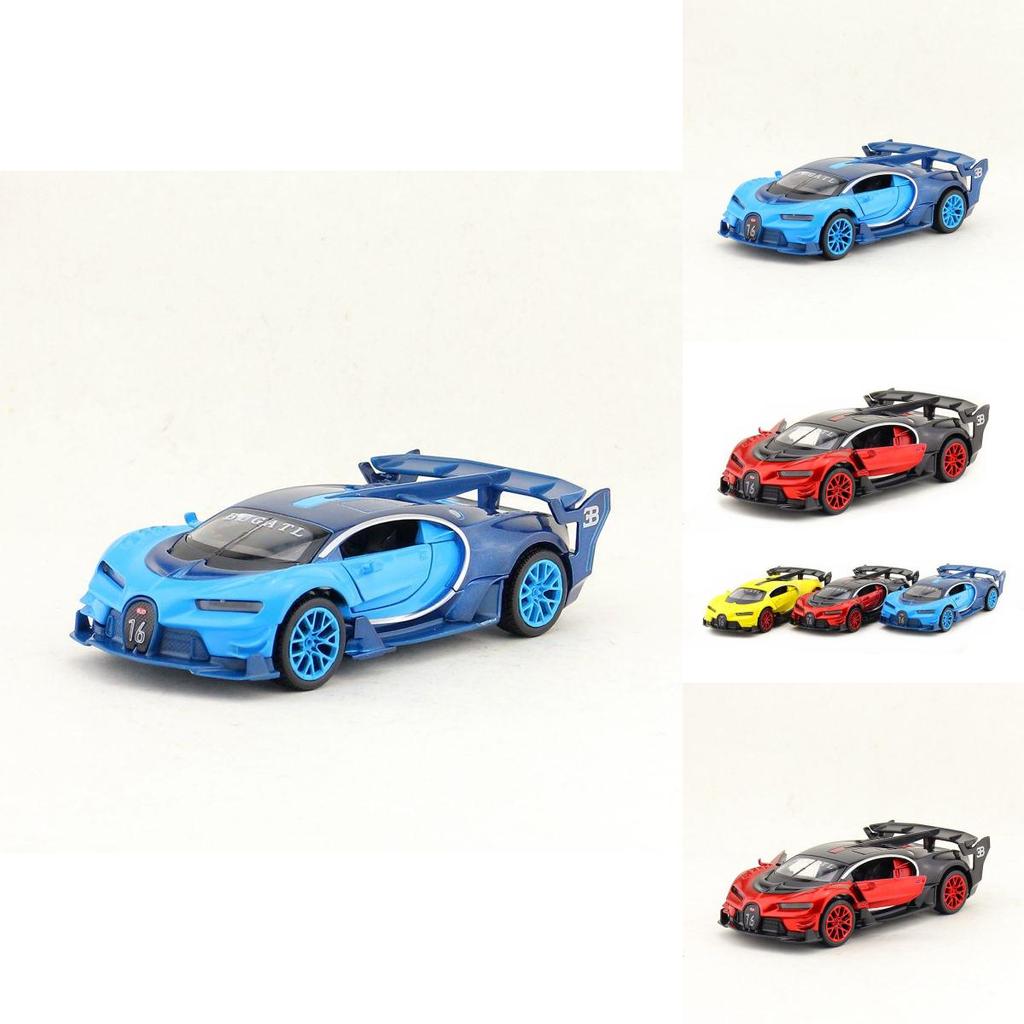 Modèle de Voiture en Alliage Bugatti Gt 1:Supercar moulée sous pression à l'échelle 32 avec lumière et son pour jouer pour les enfants