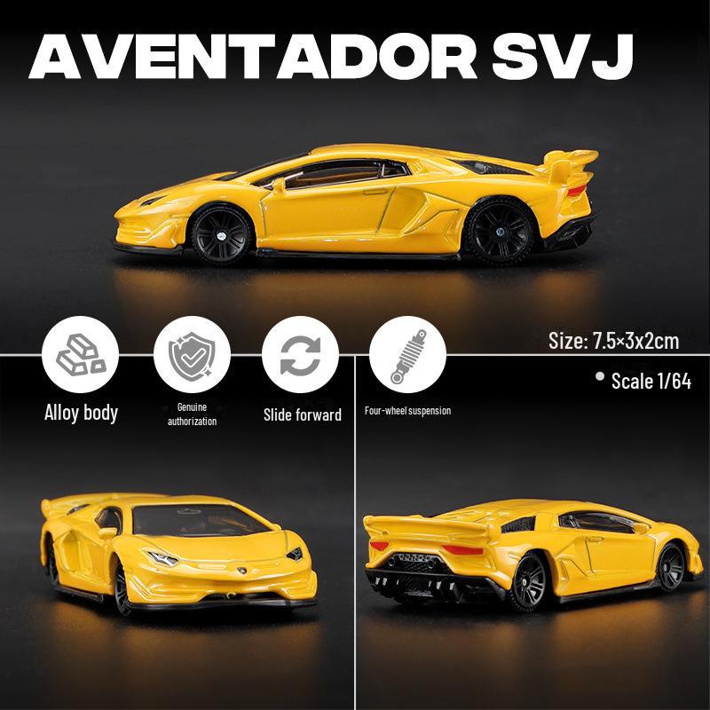 Přeshraniční 1:64 Lamborghini Toyota Slitinový Miniaturní Model Auta Hračka pro Kluky