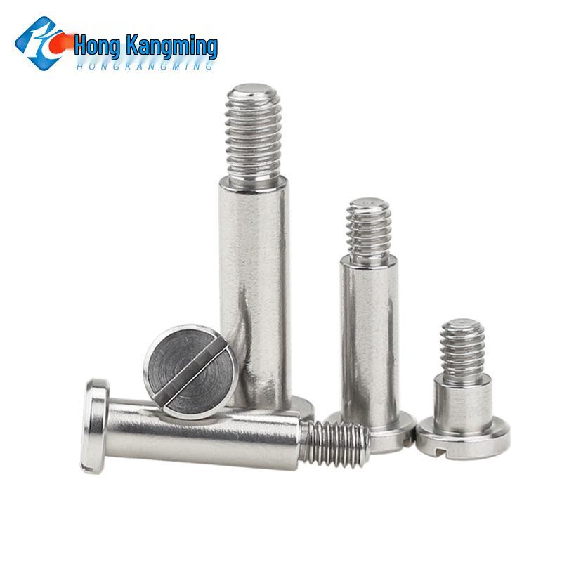Stainless Steel M4*D5D6 Slotted Shaft Sleeve Screw with Partial Thread and Plain Rod