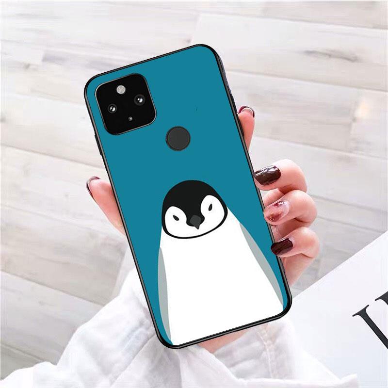 Urocze Etui na Telefon z Pingwinem dla Google Pixel 7 Pro 7 6A 6 Pro 5A 4A 3A Pixel 4 XL Pixel 5 6 4 3 XL 3A XL 2 XL