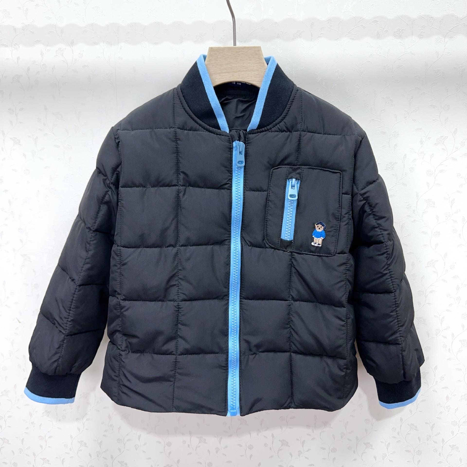 

Kids Winter Coat: Thick Cotton, Korean Style, 5 Colors, Lightweight Baseball Jacket for Boys & Girls 100cm
