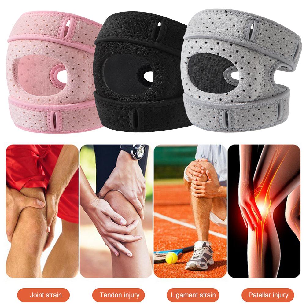 Patellar Stabilizing Knee Brace Knee Relief Support Brace Knee Band Anti-Slip Tendon Support Patella Strap Protector for Gym