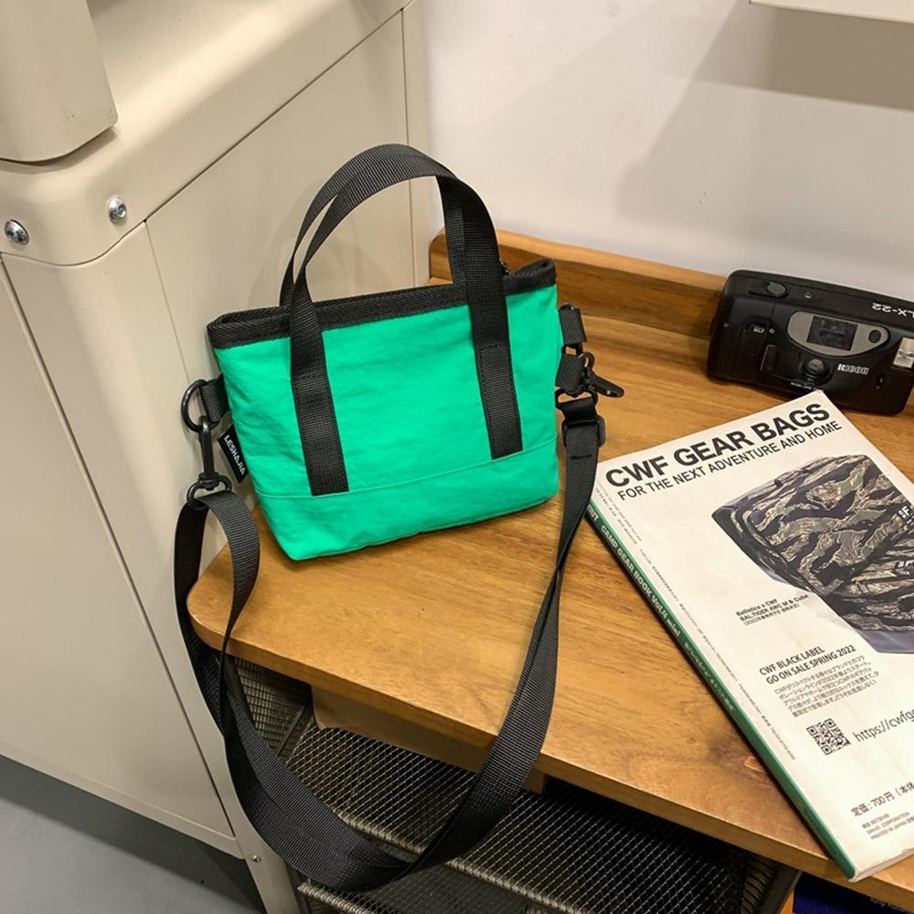Borsa a tracolla da uomo di alta qualità, grande capacità, in nylon, stile Harajuku, per cellulare, borsa tote, stile coreano, a spalla singola, per uso quotidiano