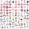 100 Cartoon Halloween Ghost Doodle Stickers DIY Decorative Guitar Notebook Suitcase DIY Waterproof