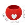 Mini 3D Printed Plant Pot Heart Pattern Eco-Friendly Planter Mini Succulent Pots  Office
