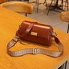 New Summer Retro Women's Bag European and American Fashion Underarm Bag Large Capacity Single Shoulder Diagonal Cross Bag Popular Small Square Bag