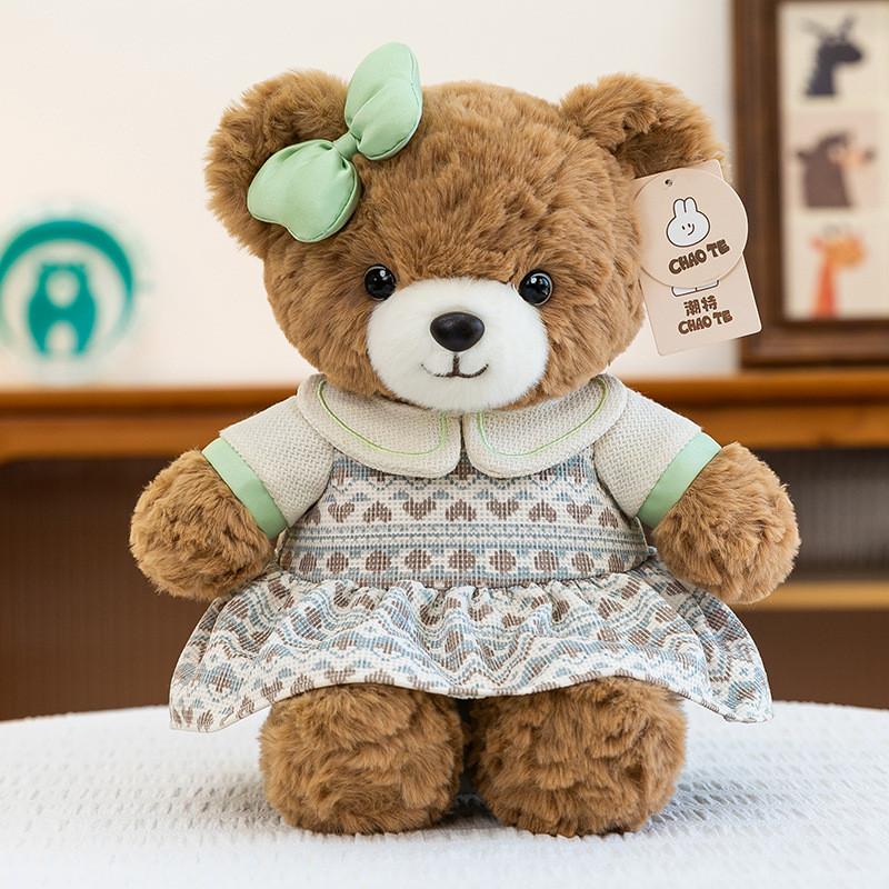 Teddy Bear Family Plush Toy With Pp Cotton Filling For Stress Relief And Giftgiving