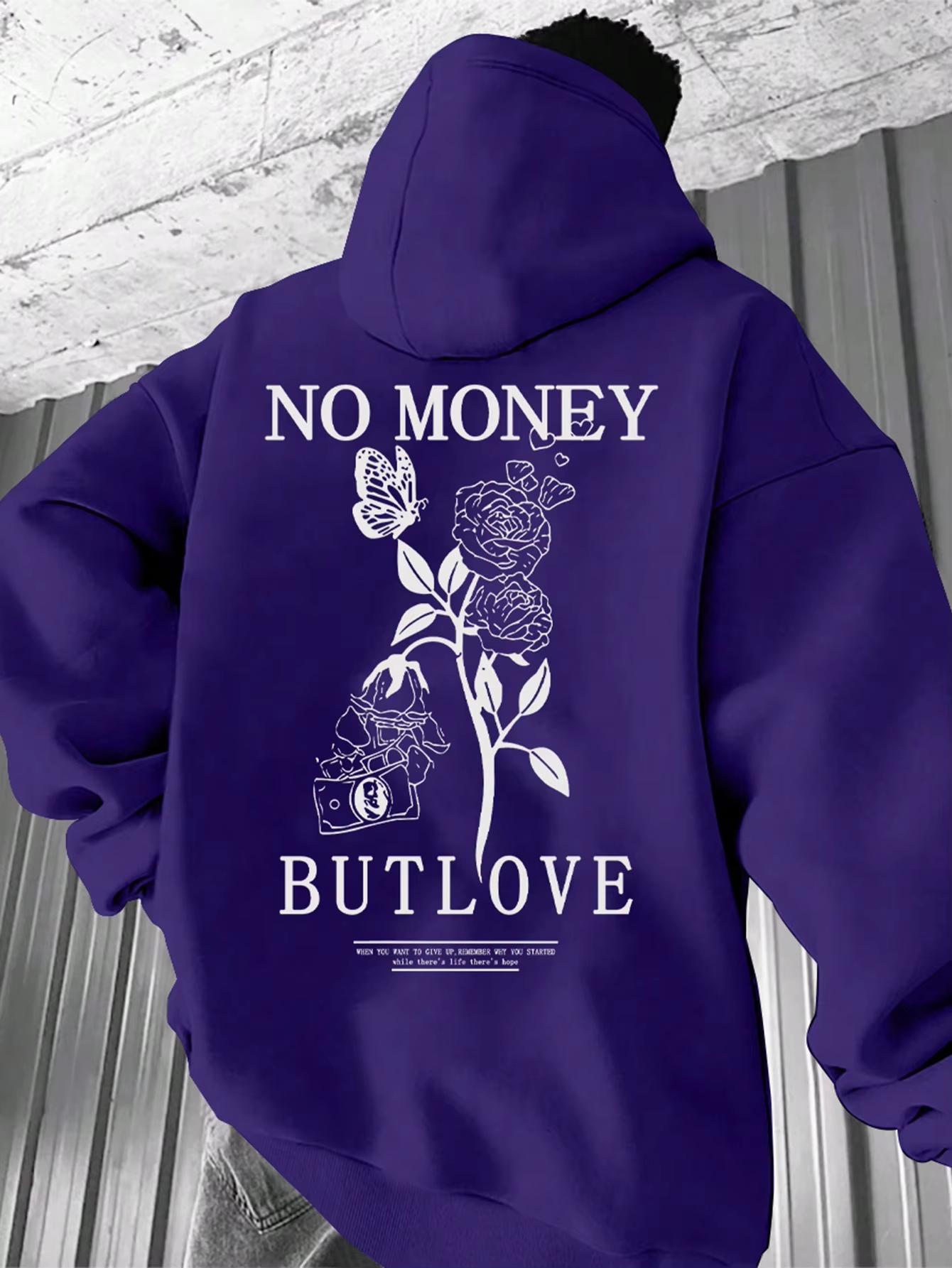 

Fashionable Spring and Autumn CoupleStyle Hoodie Jacket New Loose Men s Floral Letter Print Hooded Fleece Sweatshirt S-3XLhoodie 3XL
