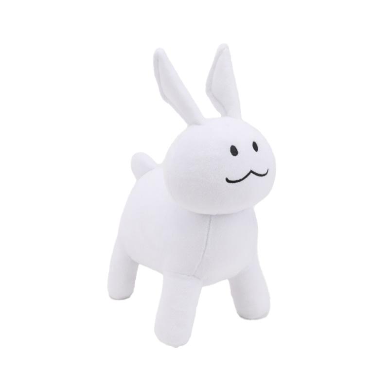 Bambole di Peluche Gubby Abbandonati Giocattolo di Peluche Coniglio Bianco Compagno di Giochi Cartoni Animati Animali di Peluche Decorazione Stanza Compleanno Regali per Bambini