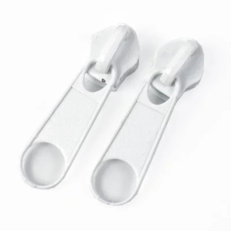 50/100/200Pcs Meetee 3# 5# Nylon Zipper Puller Bags Garment Zip Slider Backpack Pocket Zips Repair Kits DIY Sewing Accessories