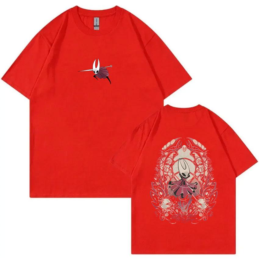 

Game Hollow Knight Double Sided Graphic T Shirts Unisex Women Fashion Vintage Oversized Streetwear Unisex s Casual Soft Cotton T-shirt S