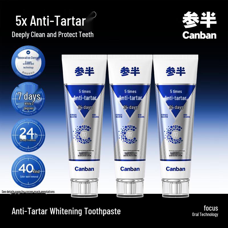 Canban Anti-Calculus Whitening Toothpaste