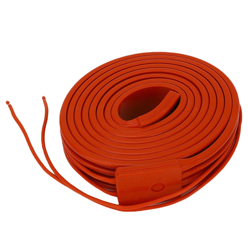 Water Pipe Heat Tape Water Proof Flexible Silicone Freeze Proofing Trace Cable for Home Pipes Roof RV Outdoor