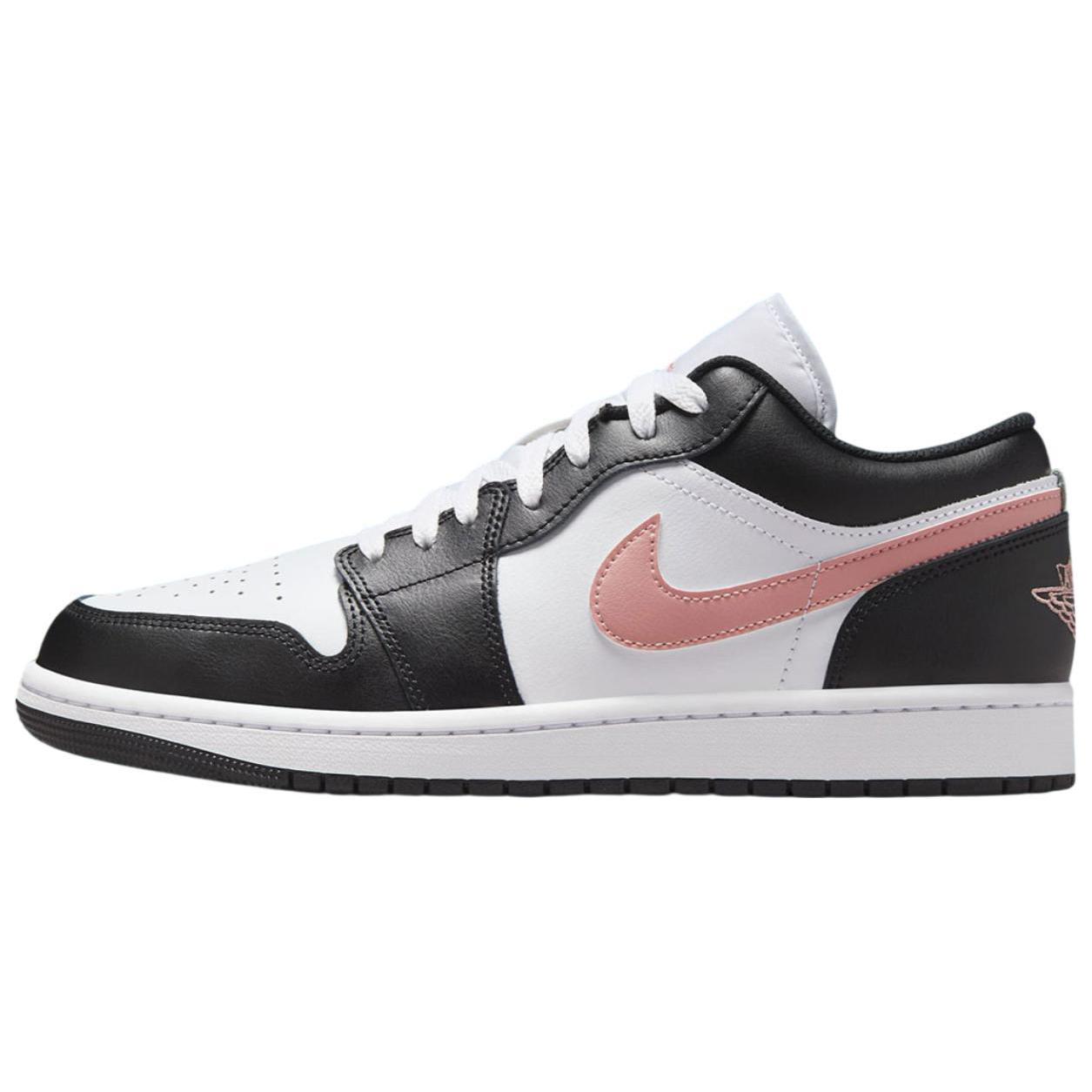 

Кросівки унісекс Air Jordan 1 Low Black Rust Pink Білі 553558-165 46