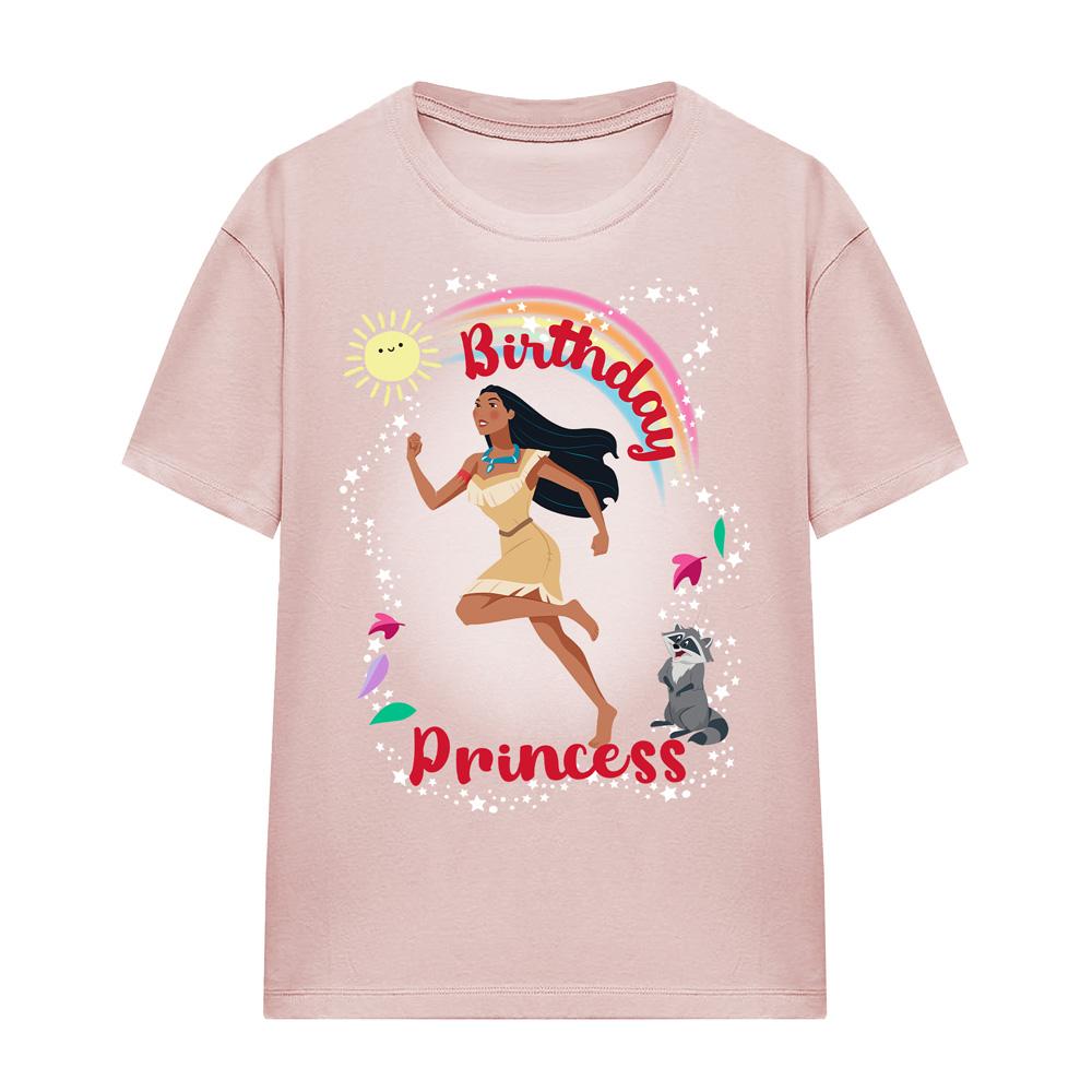 Pocahontas Womens/Ladies Meeko Princess Birthday T-Shirt