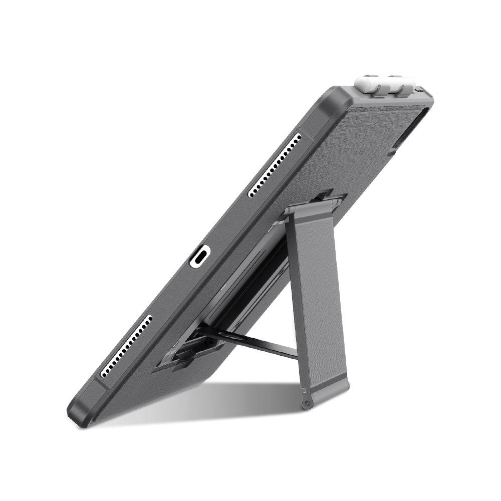 Schutzhülle für iPad mit Stifthalter für iPad 10.2 und Pro 11, inklusive erhöhtem Aufstellfuß.