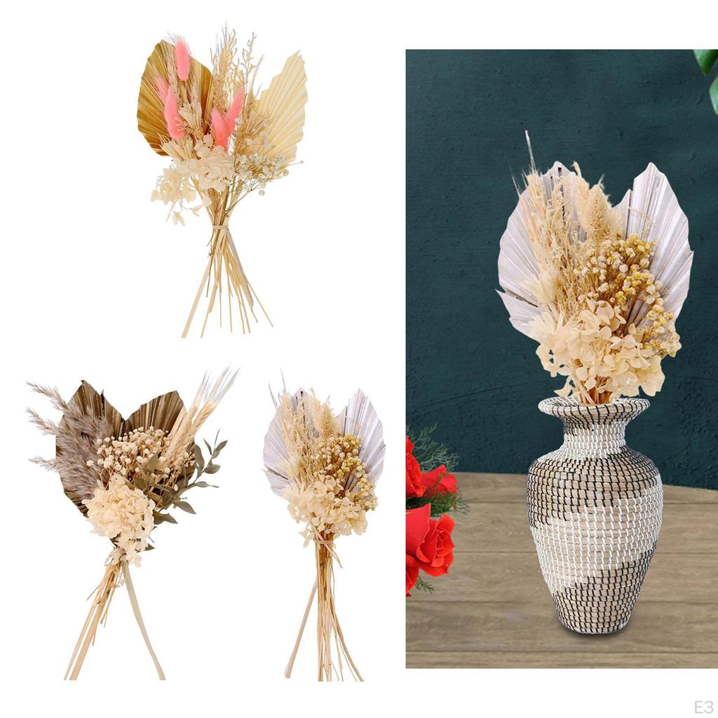 Natural Dried Flower Gift Home Floral Crafts Boho Pampas Grass Bouquet