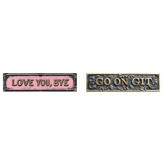 Vintage Metal Sign Retro Wall Hanging Decorative Plaque for Farmhouse Porch Bedroom Home A