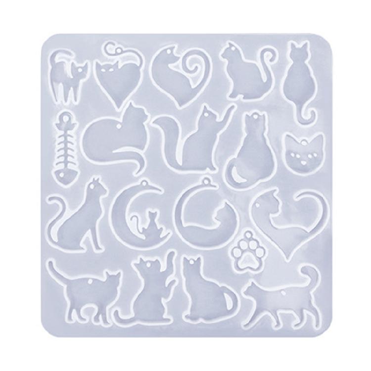 Silicone Ear Jewelry Making Mold Silicone Earring Mold Handmade Earring Molds Silicone Texture Gift for Cats Enthusiasts